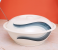 Royalford RF8033 9-inch Melamine Ware Super Rays Bowl with Lid - Ivory & Blue 1 in UAE