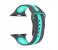 Promate HIPSTER-42ML 42mm Silicone Watch Strap for Apple Watch Series - Grey and Turquoise 1 in UAE
