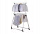 HG0000351 175cm Garment Rack - Black and Silver 1 in KSA