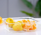 Royalford RF8815 2 Compartment Rectangular Glass Airtight Food Container - Clear & Turquoise 2 in UAE