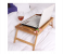 Bamboo Lazy Small Desk Student Laptop Folding Table - Wooden 4 in UAE
