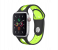 Promate HIPSTER-38ML 38mm Silicone Watch Strap for Apple Watch Series - Black and Green 2 in UAE