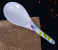 Royalford RF7392 Leaf Design Melamine Ware Serving Spoon - White 2 in UAE