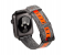 Promate GLOW-42ML 42mm Canvas Watch Band for Apple Watch - Grey and Orange 3 in UAE