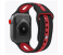 Promate HIPSTER-38ML 38mm Silicone Watch Strap for Apple Watch Series - Black and Red 2 in UAE