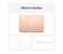 Apple MGNE3 Macbook Air 2020 Model 13-Inch Apple M1 chip with 8-core CPU 8GB 512GB SSD 8-core GPU Eng-Keyboard - Gold 3 in OMAN