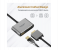Promate Mediahub-C2 Usb-C To VGA And HDMI Adapter - Grey 4 in UAE