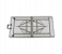 Fold in Half Banquet Portable Rectangle Folding Table with Handle - White and Grey 4 in OMAN