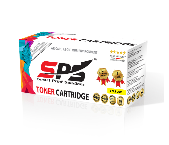 SPS Compatible Toner Cartridge for HP 1 CE322A 128A - Yellow 1 in UAE