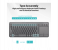 Promate Wireless Arabic English Keyboard with Touchpad - Black 6 in UAE