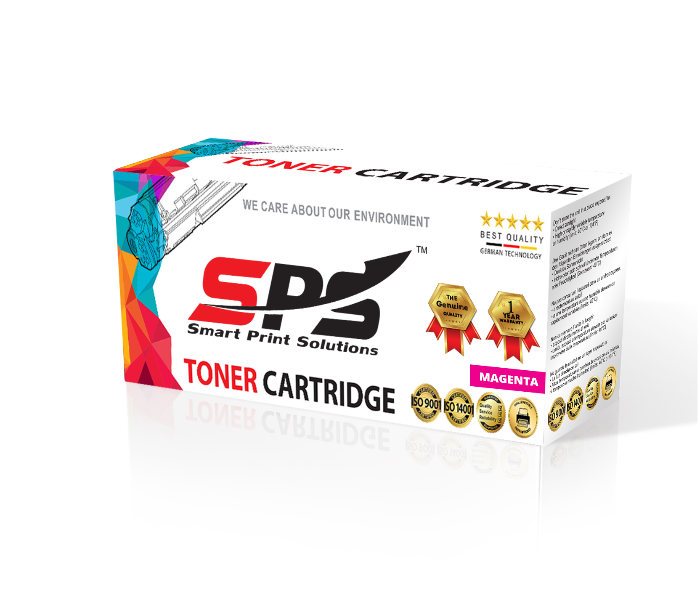 SPS Compatible Toner Cartridges CE743A 307A for HP Color LaserJet and HP Color LaserJet Professional - Magenta 1 in UAE