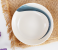 Royalford RF8027 7.5-inch Super Rays Serving Bowl - Ivory & Blue 1 in UAE