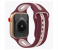 Promate HIPSTER-42ML 42mm Silicone Watch Strap for Apple Watch Series - Wine and Pink 2 in UAE