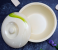 Royalford RF8090 9-inch Melamine Ware Super Rays Serving Bowl with Lid - Ivory & Pista Green 1 in UAE