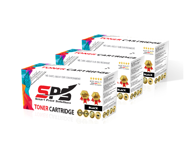 SPS Laser Toner Cartridge Set of 3 Pack Q2613U 15A 24A for HP LaserJet Printer - Black 1 in UAE