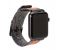 Promate GLOW-42ML 42mm Canvas Watch Band for Apple Watch - Grey and Orange 2 in UAE