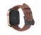 Promate Stitch-42ML 42mm Leather Watch Strap for Apple Watch Series - Brown 3 in UAE