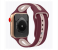 Promate HIPSTER-38SM 38mm Silicone Watch Strap for Apple Watch Series - Wine and Pink 2 in UAE