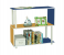 SH0000495 Flexi Storage Rack with 2 Compartment - Blue and Yellow 1 in KSA