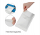 Rosymoment SBW-3062 12 Pieces Zip Lock Reusable Kraft Stand Up Food Pouches - White 3 in UAE