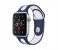 Promate HIPSTER-42ML 42mm Silicone Watch Strap for Apple Watch Series - Blue and White 4 in UAE