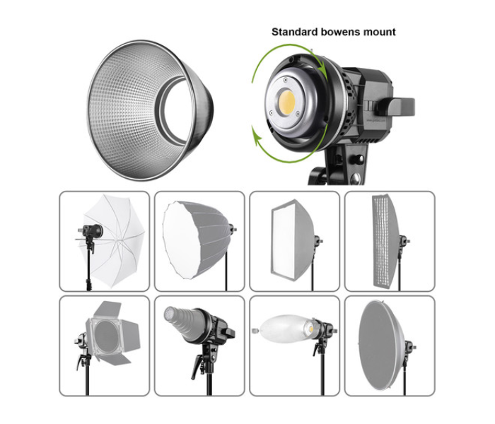 GVM LS-P80S-2D Daylight-Balanced LED Video Soft Light Kit with Filters - Black 3 in UAE