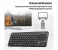 Promate Bluetooth English Keyboard with Touchpad - Black 4 in UAE