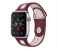 Promate HIPSTER-38SM 38mm Silicone Watch Strap for Apple Watch Series - Wine and Pink 3 in UAE