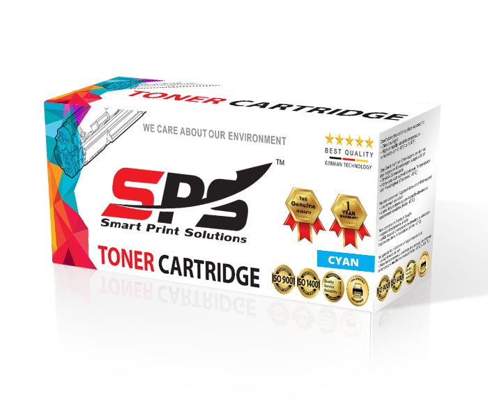 SPS Compatible Toner Cartridges CE251A 504A HP Compatible Toner Cartridges for HP Color LaserJet - Cyan 1 in UAE