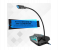 Promate Streamer USB Gaming Microphone - Black and Blue 3 in OMAN