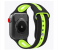 Promate HIPSTER-42SM 42mm Silicone Watch Strap for Apple Watch Series - Black and Green 3 in UAE