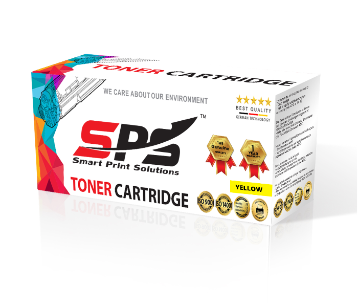 SPS Compatible Toner Cartridges CF412A for HP Laserjet - Yellow 1 in UAE