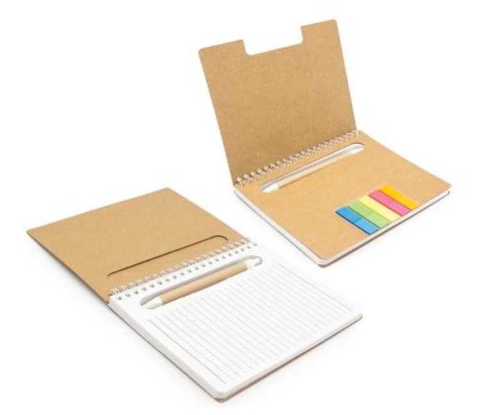 SS Eco Friendly Notebook With Sticky Note And Pen 1 in UAE