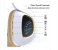 Promate Bavaria Bluetooth Over Ear Deep Bass Wireless Headset with LED Light Earcup - White 4 in UAE