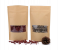 Rosymoment SBB-3084 12 Pieces Zip Lock Reusable Kraft Stand Up Food Pouches - Brown 1 in UAE