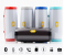 Portable Wireless Bluetooth Speaker LED Flash Style Outdoor Subwoofer Support FM Radio and TF Card- Grey 2 in OMAN