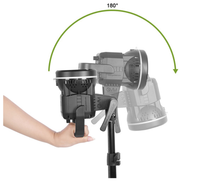 GVM LS-P80S-2D Daylight-Balanced LED Video Soft Light Kit with Filters - Black 6 in UAE