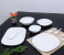 Royalford RF7053 36 Pieces Opal Ware Soft Square Dinner Set - White 2 in UAE