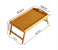 Bamboo Lazy Small Desk Student Laptop Folding Table - Wooden 2 in UAE