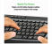 Promate ProCombo-9 English Wireless Keyboard and Mouse Combo - Black 5 in UAE
