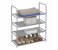 SR606 Shoe Rack with 4 Compartment - Grey 1 in KSA