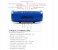 Portable Wireless Bluetooth Speaker LED Flash Style Outdoor Subwoofer Support FM Radio and TF Card- Blue 3 in OMAN