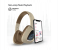 Promate Bavaria Bluetooth Over Ear Deep Bass Wireless Headset with LED Light Earcup - Beige 5 in UAE