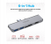 Promate Surfacehub-7 Usb-C Hub For Microsoft Surface Pro 8 - Grey 2 in UAE