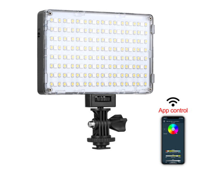 GVM RGB-10S LED On Camera RGB LED Video Light with Wi-Fi Control 2 in UAE