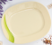 Royalford RF8089 14-inch Super Rays Oval Plate - Ivory & Pista Green 1 in UAE