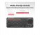 Promate Bluetooth Arabic English Keyboard with Touchpad - Black 7 in OMAN