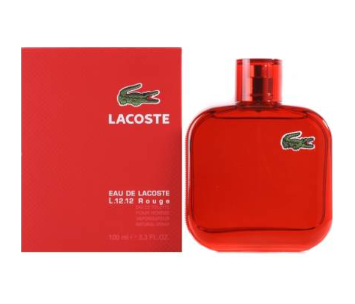 Lacoste 100ml L.12.12 Rouge Energetic Eau De Toilette for Men 1 in UAE