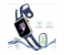 Promate HIPSTER-42ML 42mm Silicone Watch Strap for Apple Watch Series - Blue and White 3 in UAE