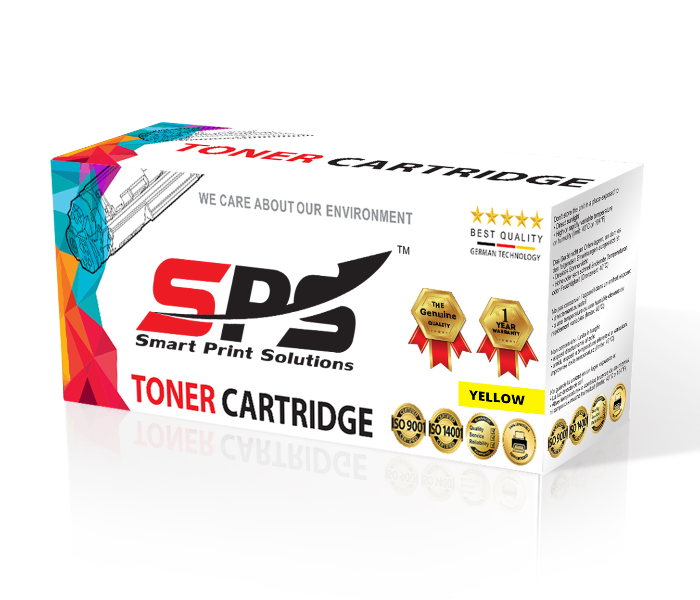 SPS Compatible Toner Cartridge CF352A 130A CF-352A 130 A for HP Color LaserJet Pro - Yellow 1 in UAE